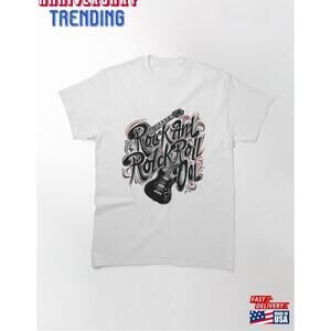 Custom Rock N Roll Tee Style And Shirt Guitar Unisex 1